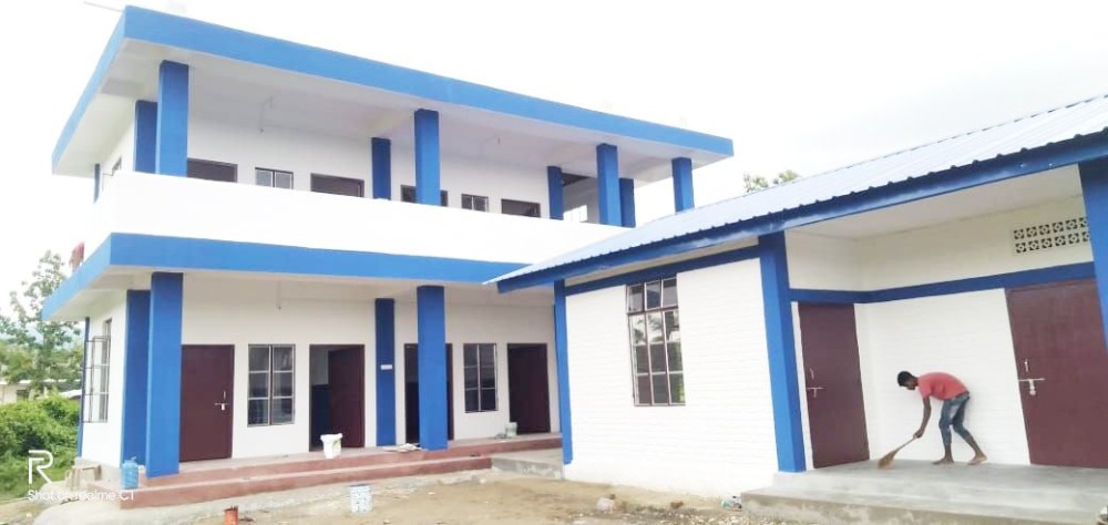 The new GPS school building built at Aoyim village, Chümoukedima.